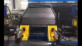 Двухстанционный станок для формовки концов труб с автоматической загрузкой