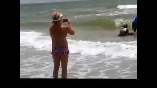 Baby Dolphin Rescue on Redington Beach July 4th 2014