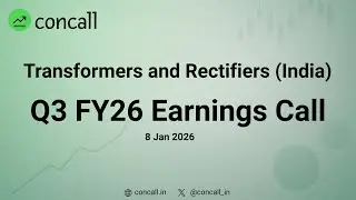 Transformers and Rectifiers India Q3 FY26 Earnings Conference Call | Concall.in