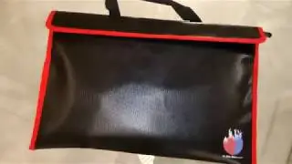 Fireproof Document Bag-Safe for Money TESTING & UTILITY