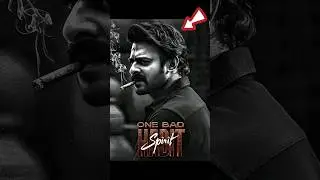 Spirit official poster creates havoc..🔥#prabhas #bollywood #shorts
