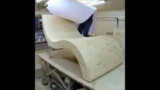 making a wooden lounge armchair