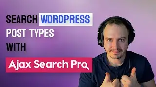 Search Post Types with Ajax Search Pro for WordPress