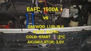 #EAFC 1500A⚡️ vs Daewoo #Lublin II 2.4TD Andoria #4CT90 #ColdStart -2&deg;C🌡#Test