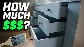 How Much Does Cabinet Painting Cost? (DIY Estimate Guide)