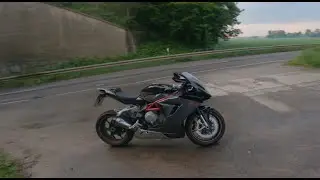 MV Agusta F3 675 POV | Raw Sound | Evening Ride
