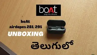 boAt airdopes 281/291 UNBOXING in Telugu