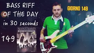 Metodo per basso Suona in una band Tony Corizia Bass Riff of the day in 30s giorno 149