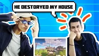 MY TWIN BROTHER DESTROYED MY MINECRAFT HOUSE 😔😭|| FINESTLY