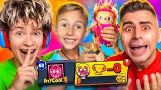 😱Я ТАЙНО ПОМОГ ДАНЕ ВЫИГРАТЬ АРТКУЛА В ПУШЕ 100К КУБКОВ В БРАВЛ СТАРС! 🏆