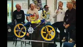 Craig Schofield at the Raleigh tuff burner launch party