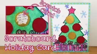 Holiday Card for Boyfriend/Girlfriend - Secret Message Scratch off Card | Sunny DIY