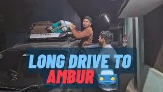 Chennai to Ambur Car Journey 🚗❤️ | Native Town Travel Vlog