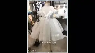 FG335 High quality White first communion dress