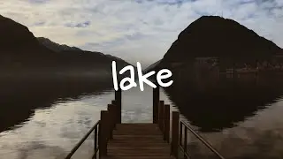 The sound of the lake and birds | nature asmr, chilling, no stress, deep sleep