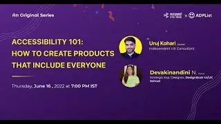 DesignBoat #7: Design Accessibility 101 | ADPList