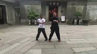 Wing Chun 1st form in Foshan at the Zumiao Temple
