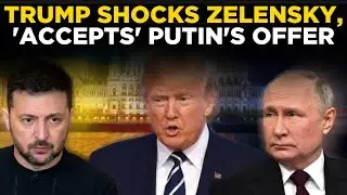 TRUMP LIVE: ' Trump 'Accepts' Putin's Rare Offer | Trump SHOCKS Zelensky | Ukraine | US NEWS
