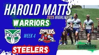 Warriors v Steelers | Harold Matts 2025 | Rd 4 HIGHLIGHTS