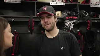 Nico, Cotter and Keefe speak ahead of Devils at Vancouver