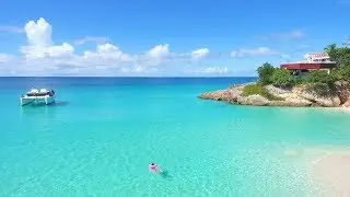 Amazing Anguilla Beach Scenery & Relaxing Ocean Sounds