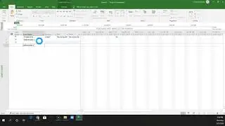 MS Project Tutorial I: Setting up 1st WBS