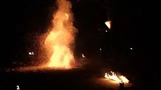 Feuershow Earthfire Dance, Ingolstadt Bayern