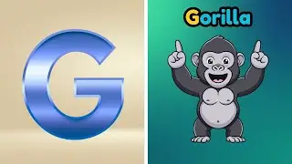 Tracing Uppercase and Lowercase Letters - Letter G and Letter H - MiniMarvelsTV Kids Learning Videos