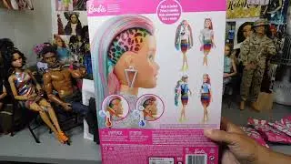 Barbie Leopard Rainbow Hair/ Barbie Blind Bags Review. Adult Doll Collector Review