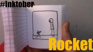 #Inktober Rocket Flipbook (Day 16)