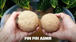 ASMR Beach Sand Balls Crumble in Water #266
