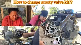Daily vlog || how to change scooty valve kit in easy way