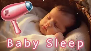White Noise for babies, blow dryer ASMR 10 hours, relaxing video, sleep aide, hair dryer