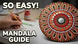 Easy Mandala Dot Painting Tutorial For Beginners