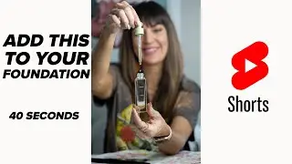WHY You Should Add a Face OIL to Your Foundation #Shorts