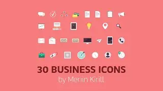 30 Business Icons After Effects Templates