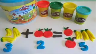Aprenda a CONTAR com Play Doh MASSINHAS