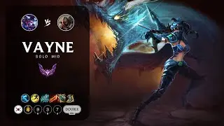 Vayne Mid vs Zed - KR Master Patch 13.1