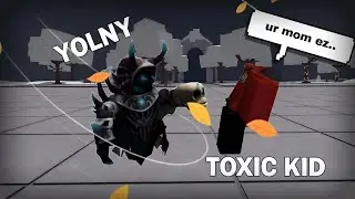 I'll DESTROYING A VERY TOXIC KIDS in The Strongest Battlegrounds 