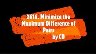 2616  Minimize the Maximum Difference of Pairs | Binary Search Approach |       Java  |Leetcode