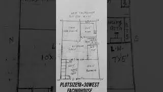 West facing house #plot size # 18&times;30#