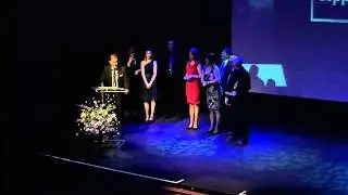 #OBAA2015 presentations to the winners of the Employee Relations Award, Teppermans Furniture!