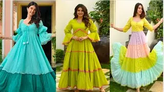 New frock design 2025, Simple frock design, Frock design for girl, Frock design for ladies