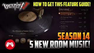 Identity V NEW ROOM MUSIC NOW AVAILABLE! | How to Guide! Season 14!
