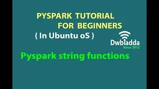 Pyspark string functions | Pyspark tutorial