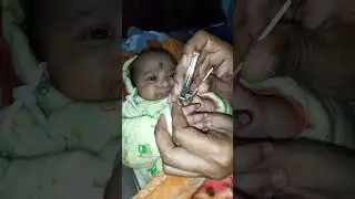 cute baby nail cutting video🥰 | Nail cutting #shorts #viral#cutebaby #love #trending  #youtubeshorts