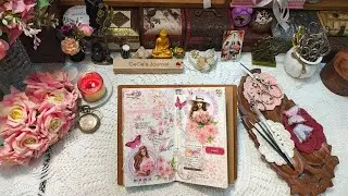 ✨ Dive into a World of Blush-Toned Creativity! ✨| creative journaling | Journalwithme 