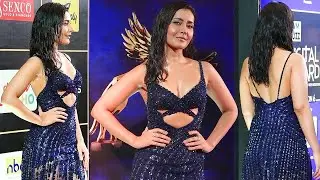 Rashi Khanna B0LD & Beautiful Look In Sheer Outfit at IWMBuzz Digital Awards 2024 🔥 🔥