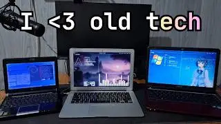 productivity setup using old forgotten tech (setup tour 2036)