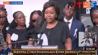 Kenyans Moved to Tears as Cyrus Jirongo Children Emotionally Eulogises him!!